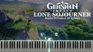Genshin Impact - Lone Sojourner (The Wind and the Star Traveler) [Piano Tutorial + Sheets]