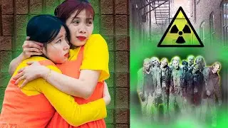 Zombie Apocalypse Survival Hacks.. Rescue Doll Squid Game - Sad Story FNF vs Squid Game Real Life