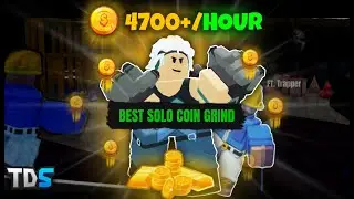 HOW TO GRIND COINS SOLO FAST (Best Method) TDS Roblox