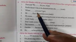 First Year English Grammar Topic - TENSES- Explanation- Score Full Marks 😃💯