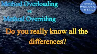 Difference between Method Overloading and Overriding in Java | Overloading vs Overriding Tutorial