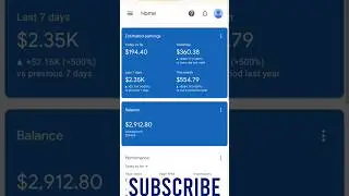 🔥 AdSense Earnings🔥|| Google AdSense 