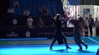 Lightsaber Duel On Fencing World Championships as it should be!
