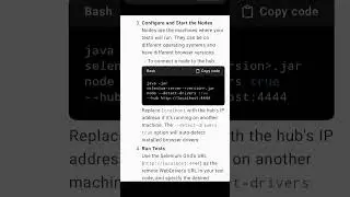Selenium Grid set up|Selenium Grid commands #seleniumtraining #selenium
