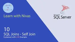 SQL Joins for Beginners | Self Join Explained in Detail for Beginners using SQL Server 2022