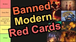 Banned Modern Red Cards Tier List