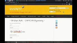Broken Auth    CAPTCHA Bypassing Low Security Level