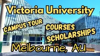 Victoria University campus tour, Melbourne Australia, Footscray campus, courses and scholarships 4K