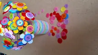 Из пуговиц букет [От безделья Рукоделие]