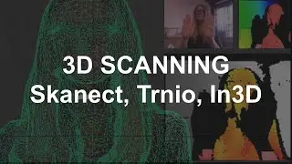 3D Scanning Demo: Skanect Trnio In3D c