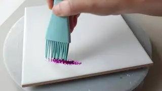 (945) How to paint lavender with a silicone brush | Easy Acrylic Painting ideas | Designer Gemma77