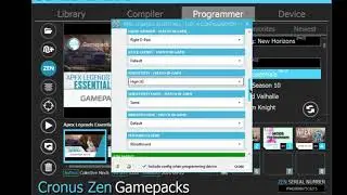 NEW APEX LEGENDS CRONUS ZEN ESSENTIALS GAME PACK R-301 NO RECOIL SETTINGS AND VALUES