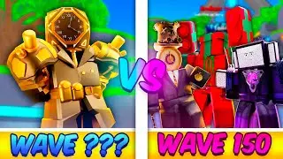 ✨Кто лучше GOLDEN FUTURE CLOCKMAN или ВСЕ ГОДЛИ в Toilet Tower Defense | Roblox