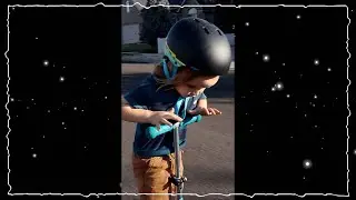 NiKO LEARNS TO SCOOTER!! Daredevil tricks on Family bike ride with Adley and Mom! 