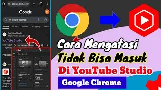 Cara log in ke youtube studio desktop 2024