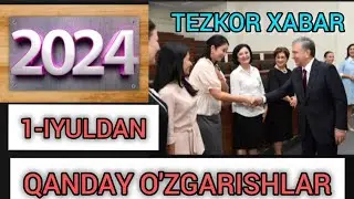 Tezkor xabar 1-iyuldan nimalar o'zgaradi