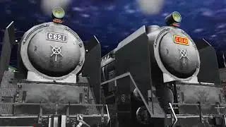 TRAINZ RAILROAD SIMULATOR - BLUE SKY FLYING TRAINZ - GALAXY EXPRESS TRAINZ!