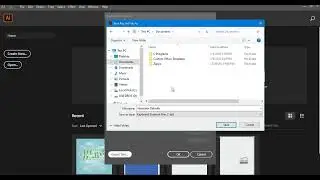 Illustrator default commands keyboad shortcuts |Change and Import commands
