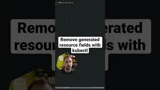 Clean up kubectl yaml output