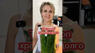 Так укроп хранится до трёх недель.@galabum #укроп