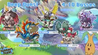 [Princess Connect] Battling All Deep Quest 4-10 Bosses! Will We Prevail?