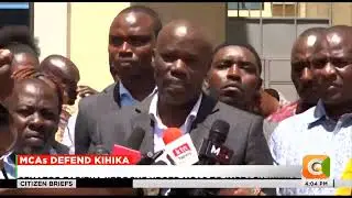 Nakuru MCAs reject call to impeach Governor Kihika