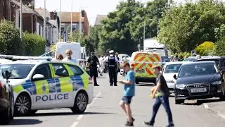 Emergency crews on scene after eight people stabbed in Southport, UK | SWNS