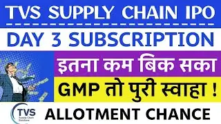 TVS SUPPLY CHAIN IPO SUBSCRIPTION STATUS 🔥| TVS SUPPLY CHAIN IPO GMP | TVS SUPPLY CHAIN IPO 💥