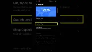 How to Turn On Smooth Scrolling in Realme | Smooth Scrolling on kaise karen | 