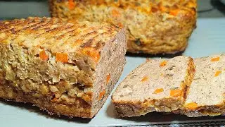 Вместо колбасы, тефтелей и котлет! Мясной хлебец из фарша к любому гарниру!
