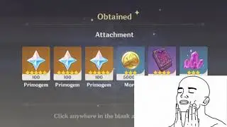 Redeeming LiveStream's code belike...(Genshin Impact)