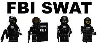 Lego SWAT: FBI SWAT Custom set review with animation / Лего Спецназ ФБР