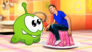 Om Nom in Real Life - Cut The Rope wants to eat