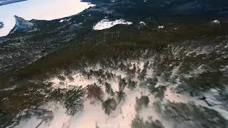 Зимний Бурабай Январь 2024. Лайт полёт на FPV дроне.Смотреть в 4К!!! 