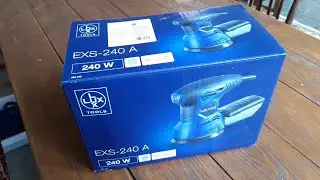 Шлифмашинка эксцентриковая Lux Tools EXS-240 A Распаковка.