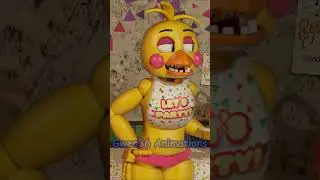 Toy Chica meets Glamrock Chica [FNAF/Blender] #shorts #chica #fnafmeme #glamrockchica #fnafsb