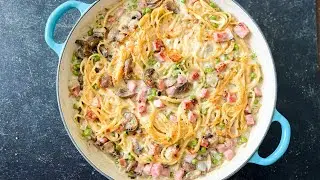 Classic Cheesy Ham Tetrazzini Recipe