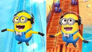 Minion Rush Summer Holidays - DJ Minion Runs with Banana Splitter at The Arctic Base & Minion Beach