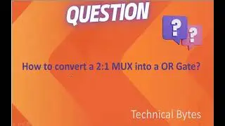 How to convert a 2:1 MUX into a OR gate?