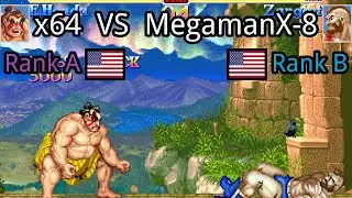 Super Street Fighter II X: Grand Master Challenge: x64 (US, Rank A)  vs MegamanX-8 (US, Rank B)