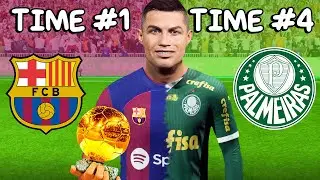 Ronaldo muda de Time a Cada Temporada