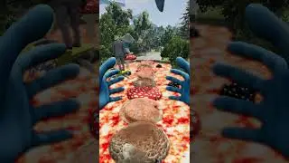 Skibidi Toilets & Speakermans Smurf Cat Hands Lava Trap Crush – BeamNG.drive
