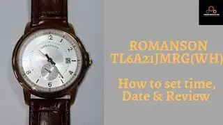 Romanson TL6A21JMRG how to set time, date and Review | TrendWatchLab | Romanson | Wrist Watch