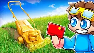 Spending $100,000 For MAX LEVEL MOWER in Roblox!