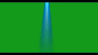 Blue laser light green screen VFX effects for film making and chrome key edition