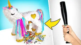 DIY Magical Unicorn Pinata With Sweets