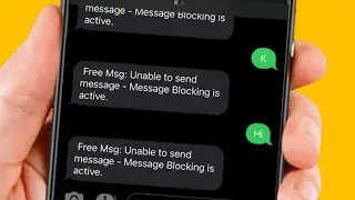 Free Message Unable to Send Message Message Blocking is Active iPhone