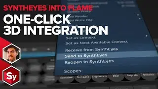 [日本語字幕]3Dトラッキングデータを Boris FX SynthEyesからFlameへ転送