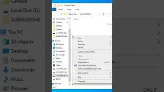 Open command prompt from folder #shorts #cmd  #commandprompt #beginners