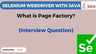 What is Page Factory |  Selenium Interview Question